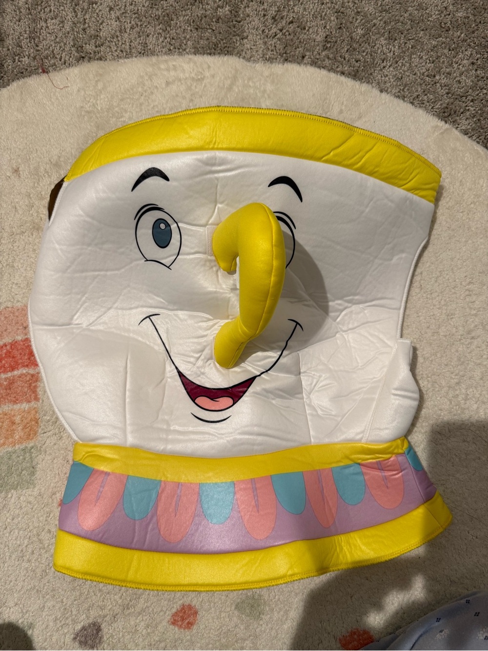 Disney Chip Teacup Costume in White, Yellow and Brown - Picture 2 of 3